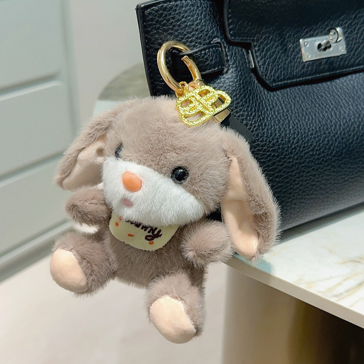 Key Jewelry Accessory in Polished Metal-Tone – Design 010 styled product view