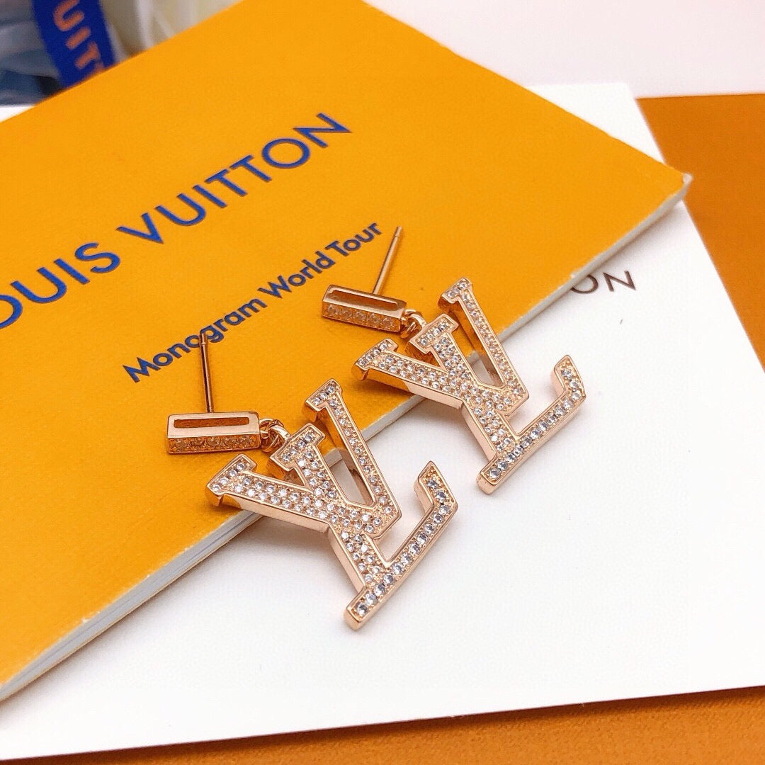 Geometric Emblem Pendant in Rose-Gold-Tone detail view