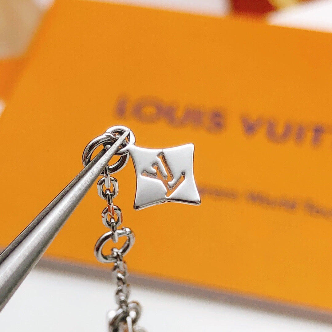 Geometric Emblem Bracelet in Silver-Tone – Silver Detail – Design 004 styled product view