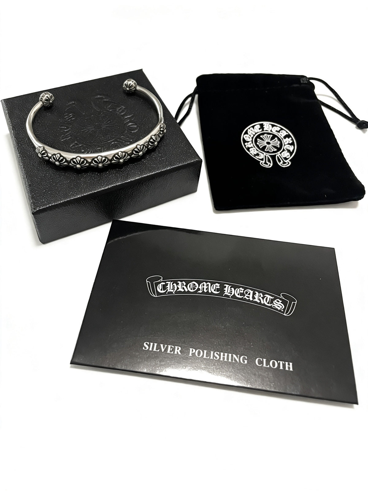 Cross Statement Bracelet in Metal-Tone – Design 05 front product view