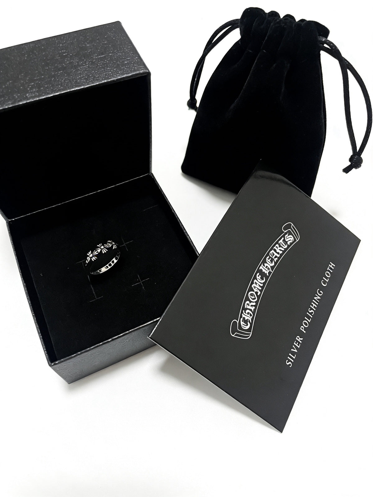 Cross Statement Ring in Metal-Tone – Design 15 front product view
