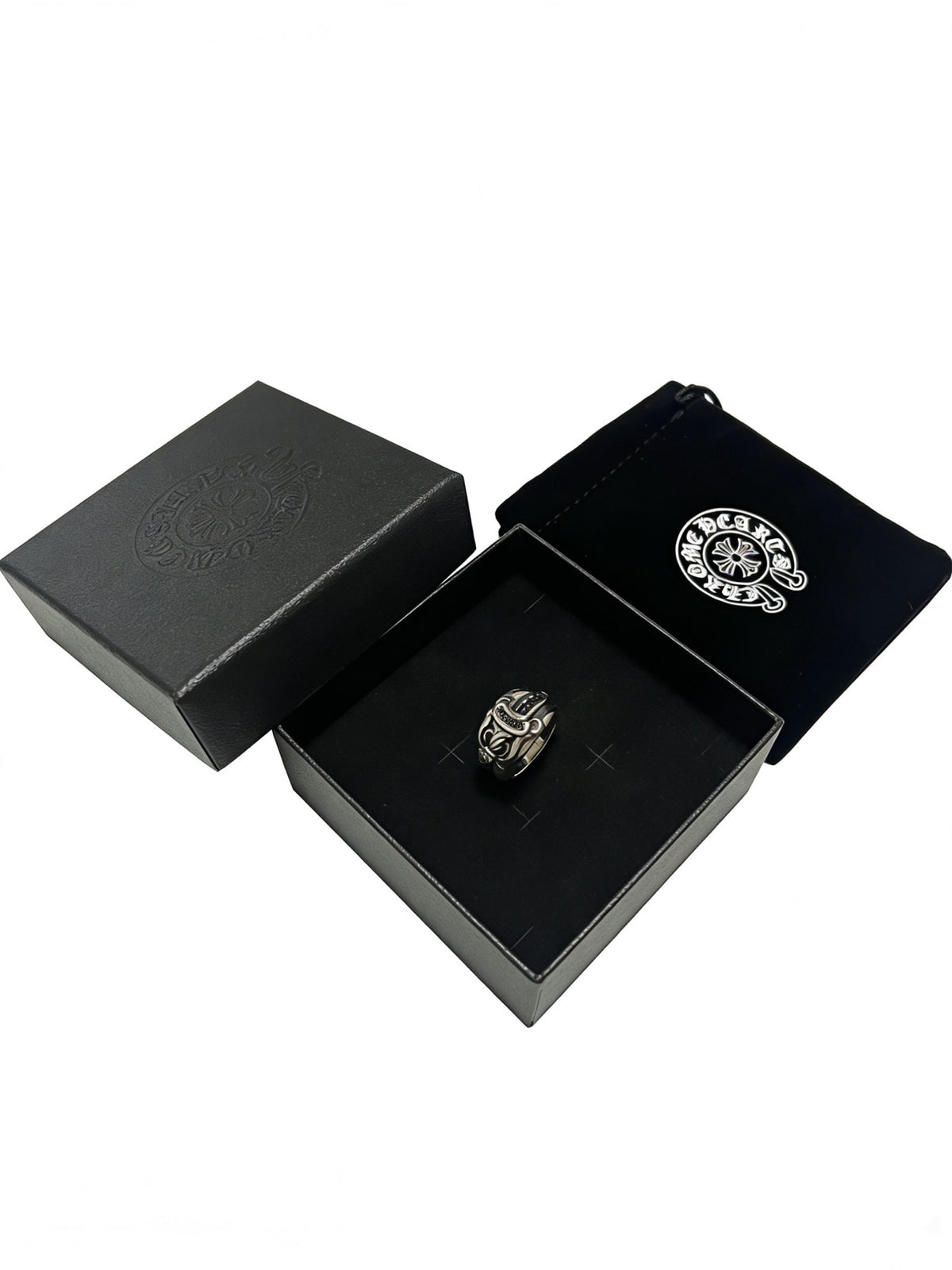 Cross Statement Ring in Metal-Tone – Design 16 front product view