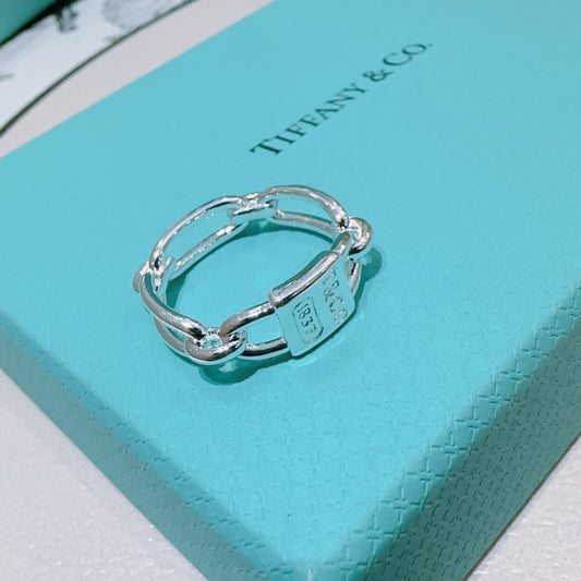 Signature Motif Statement Ring in Silver-Tone – Design 01 main product view