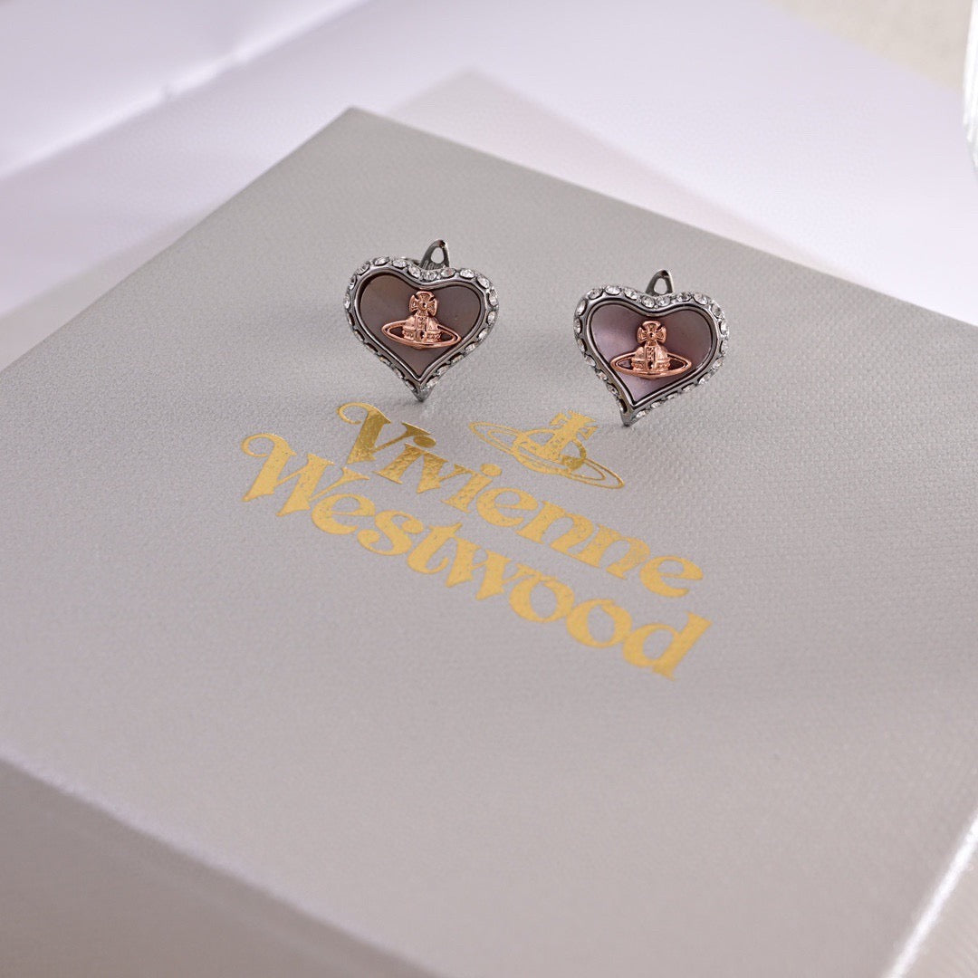Orb Stud Earrings in Polished Metal-Tone – Design 009 main product view
