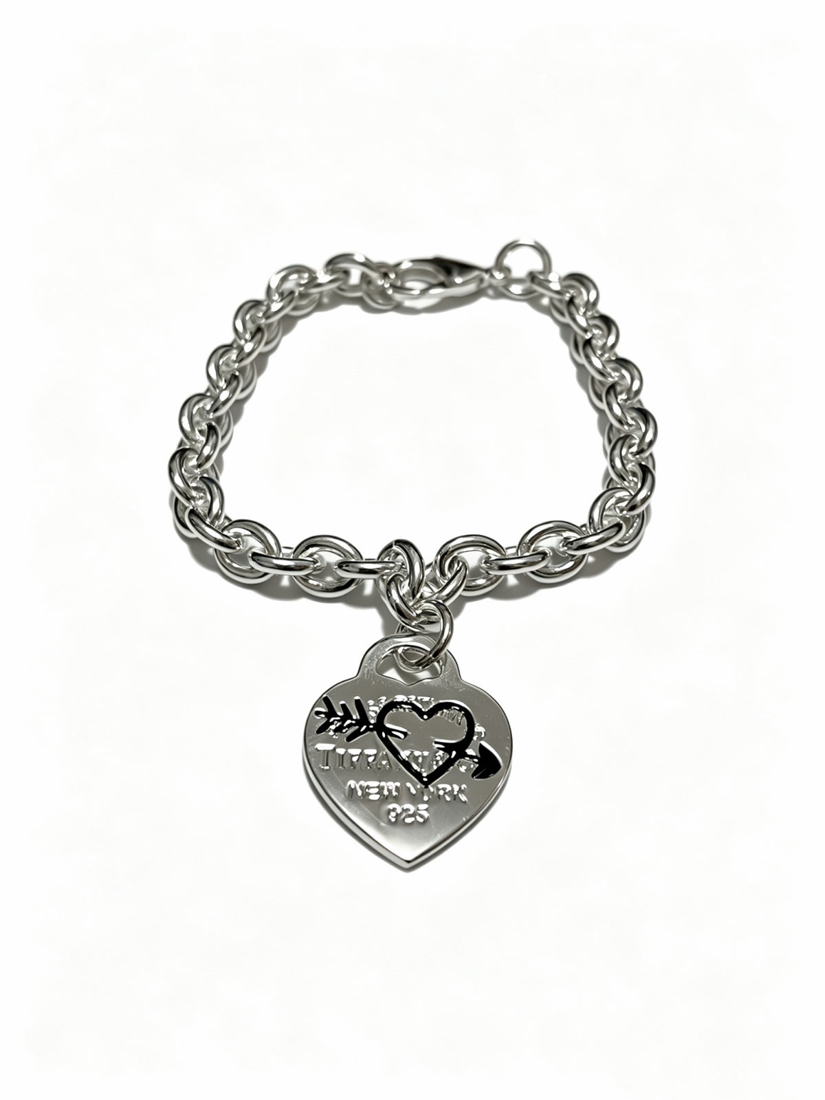 Signature Motif Bracelet in Silver-Tone – Vintage Detail – Design 08 main product view