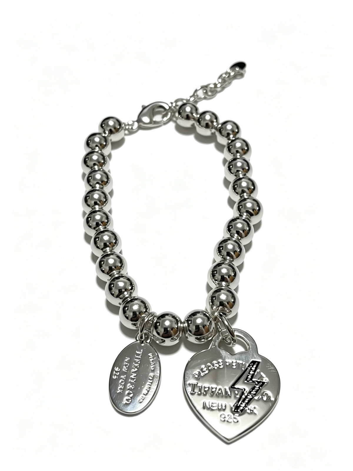 Signature Motif Bracelet in Silver-Tone – Vintage Detail – Design 06 main product view