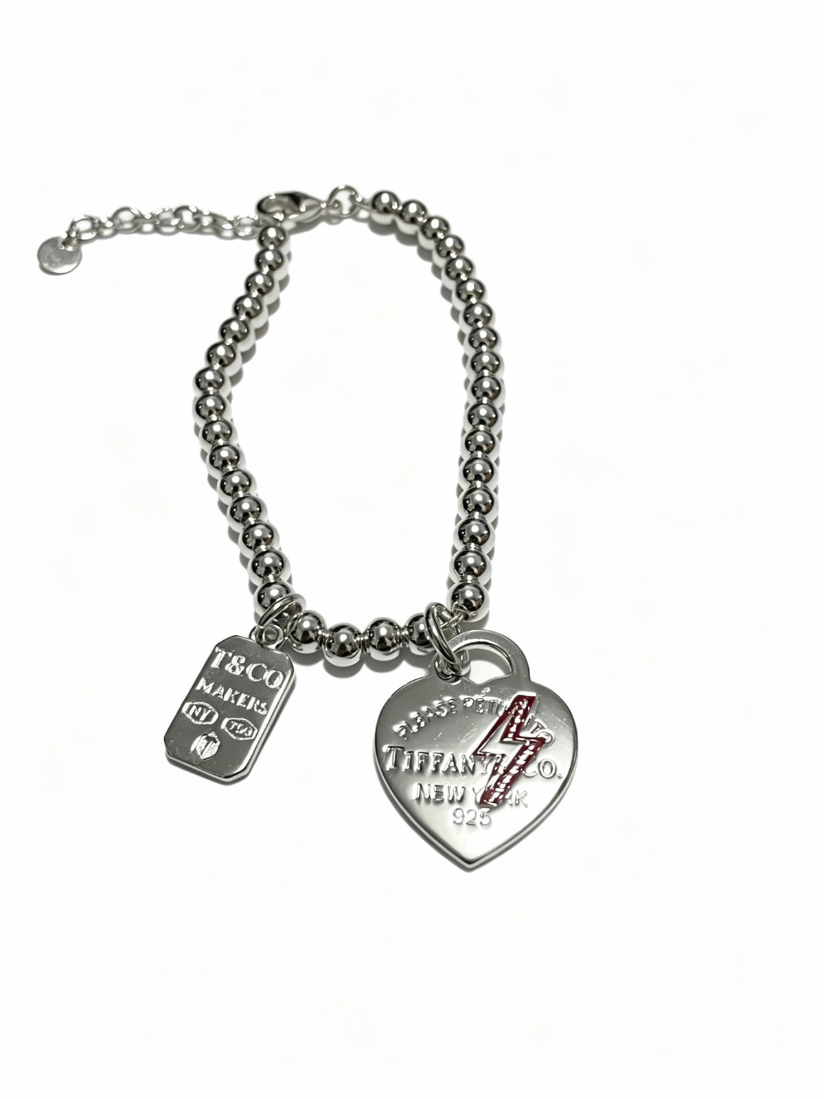 Signature Motif Bracelet in Silver-Tone – Vintage Detail – Design 05 main product view