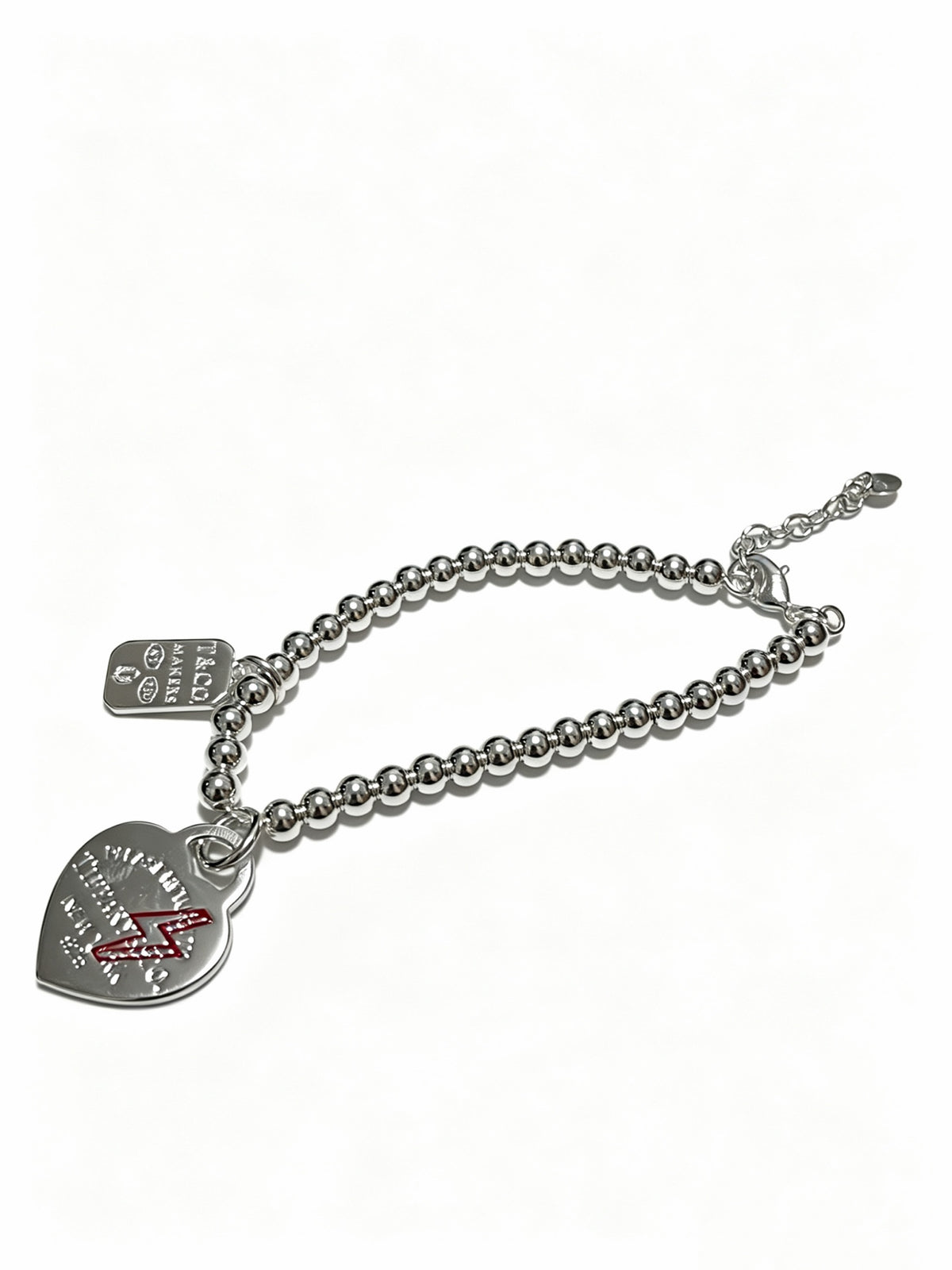 Signature Motif Bracelet in Silver-Tone – Vintage Detail – Design 05 detail view