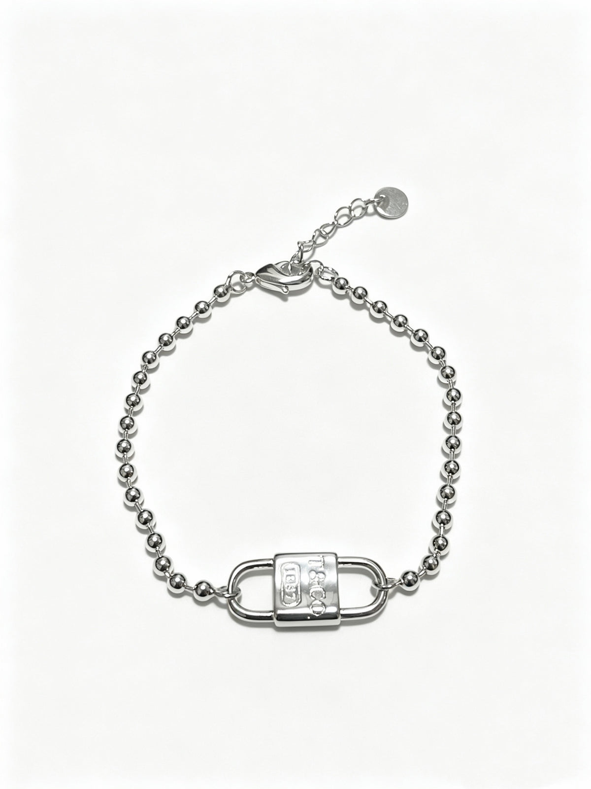 Signature Motif Bracelet in Silver-Tone – Vintage Detail – Design 04 main product view