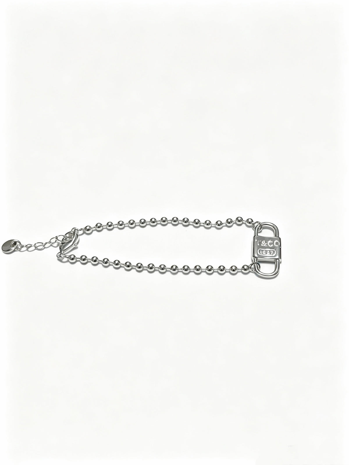 Signature Motif Bracelet in Silver-Tone – Vintage Detail – Design 04 front product view