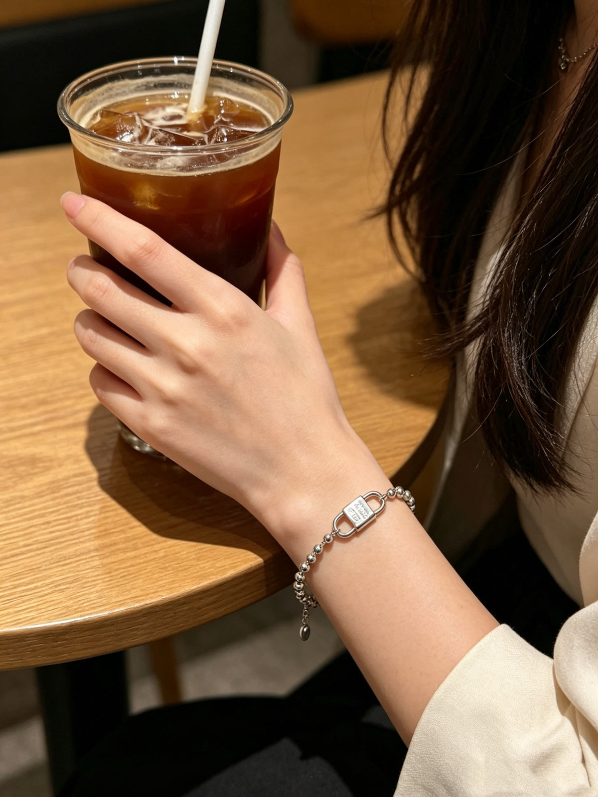 Signature Motif Bracelet in Silver-Tone – Vintage Detail – Design 04 main product view