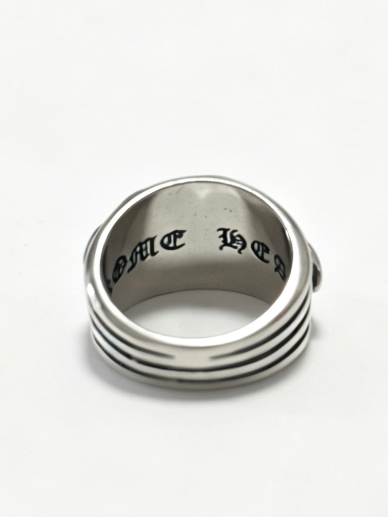 Cross Statement Ring in Metal-Tone – Design 08 front product view
