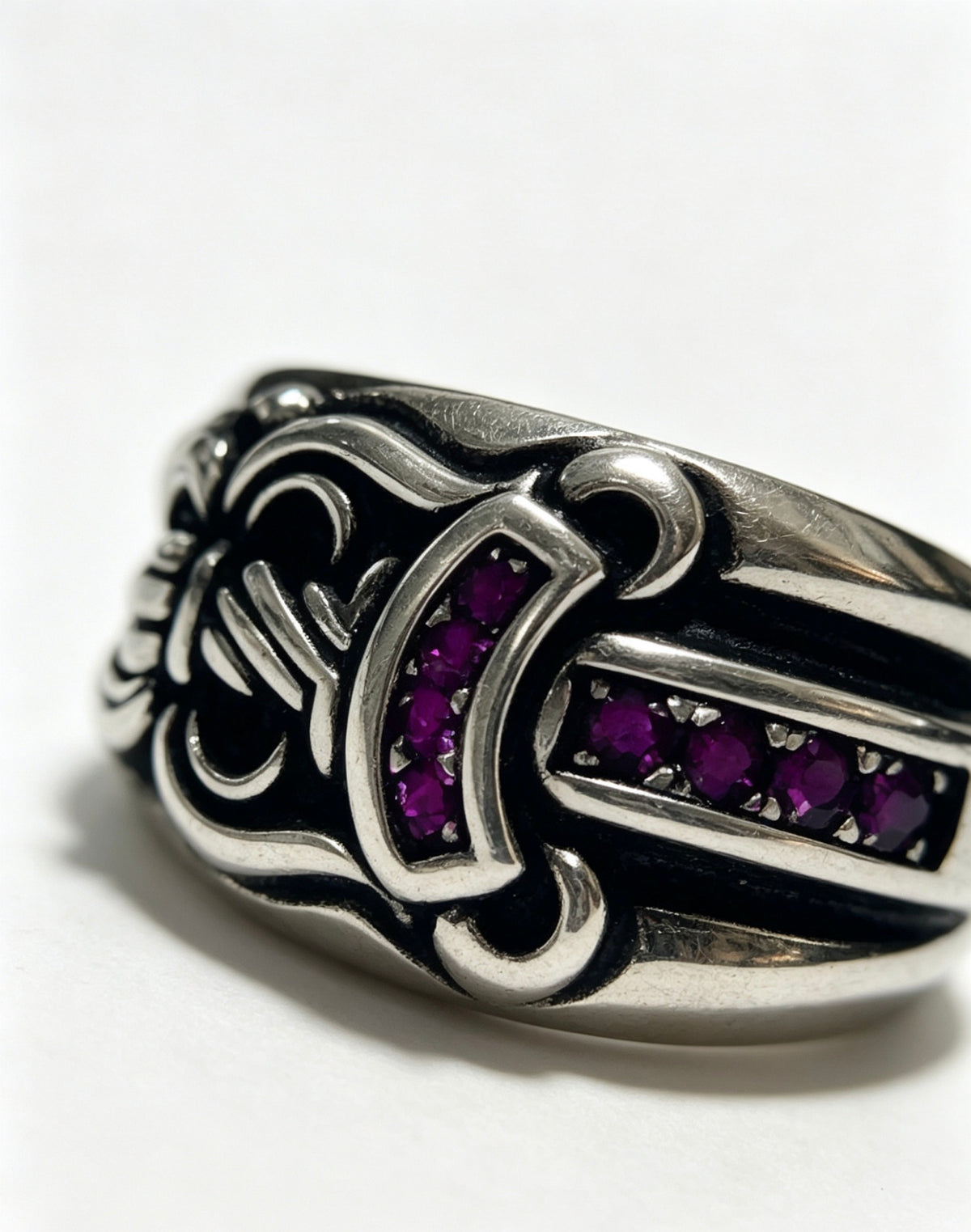 Cross Statement Ring in Metal-Tone – Design 07 main product view