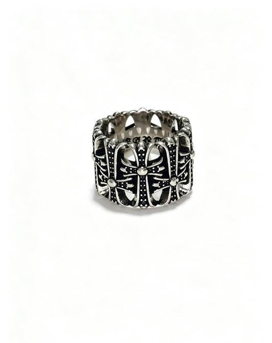 Cross Statement Ring in Metal-Tone – Design 06 main product view