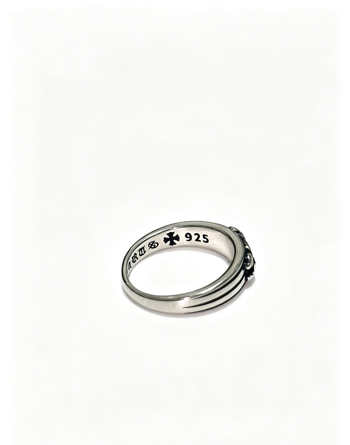 Cross Statement Ring in Metal-Tone – Design 02 detail view