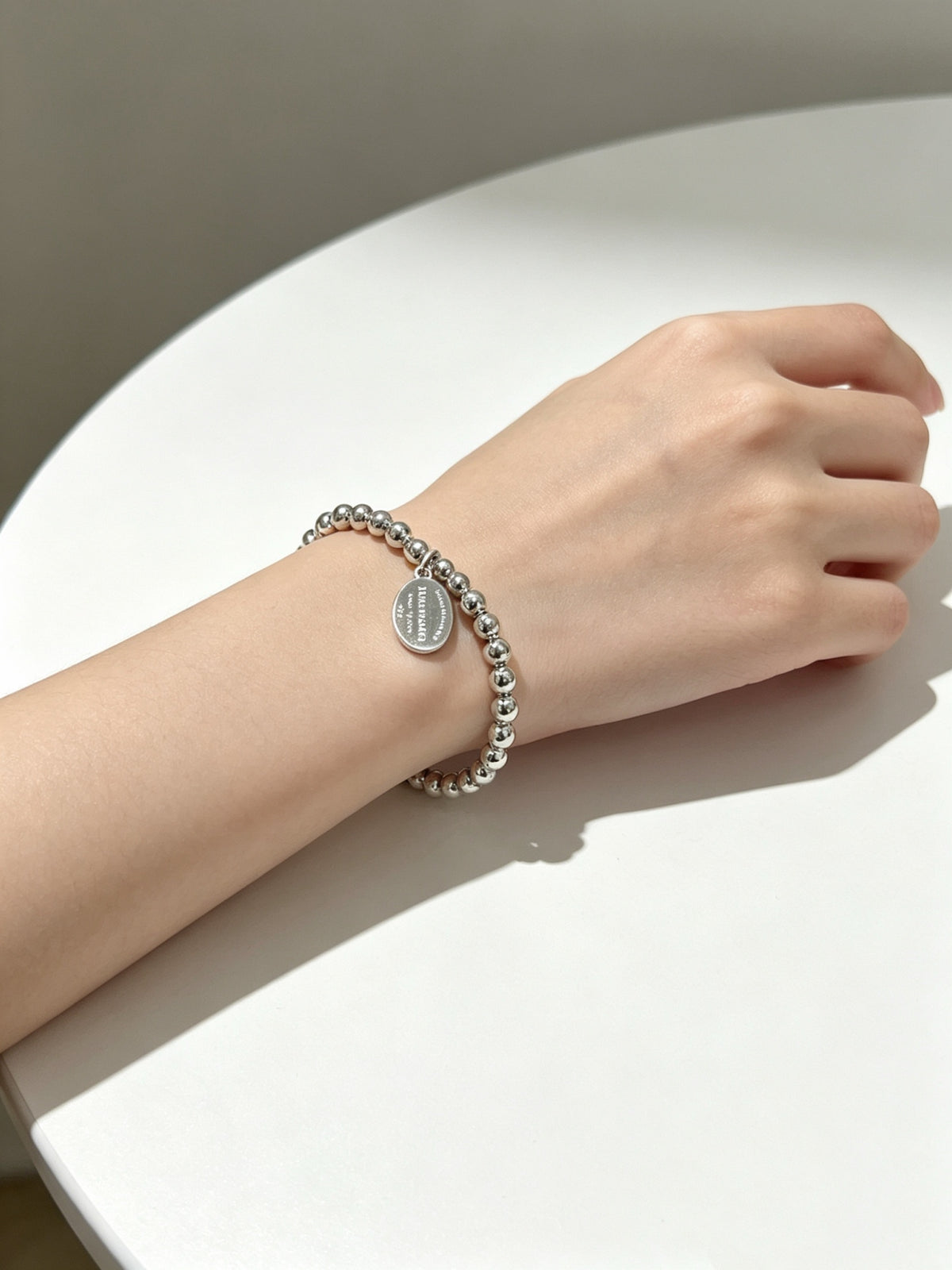 Signature Motif Bracelet in Silver-Tone – Vintage Detail detail view
