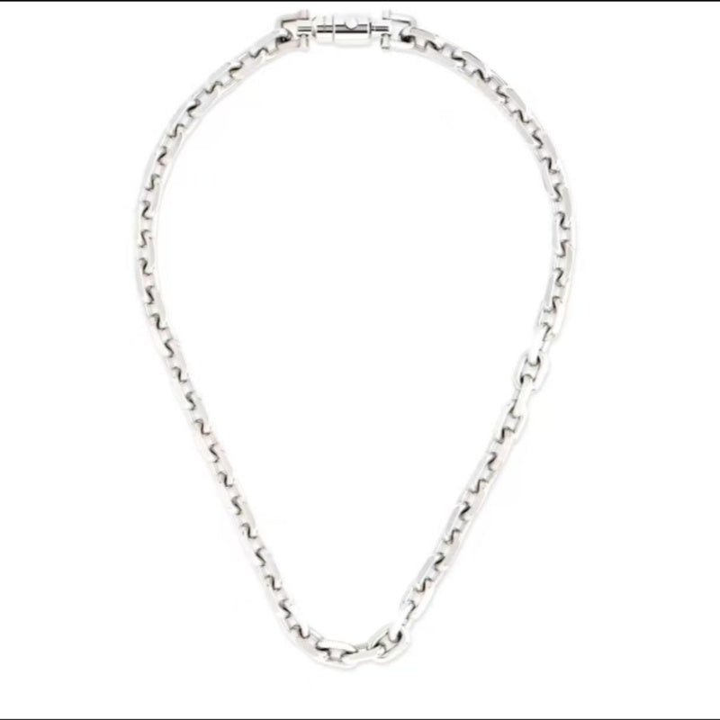 Lock Bracelet in Polished Metal-Tone front product view