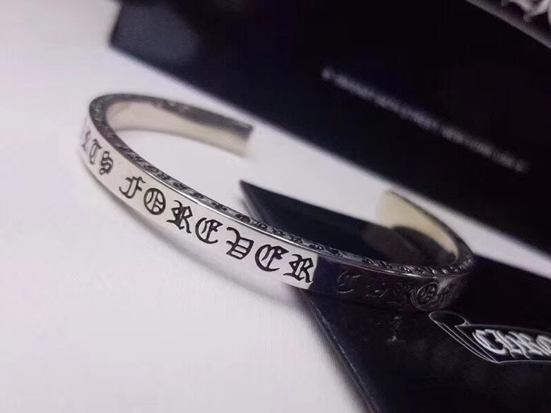 Floral Cross Statement Bracelet in Metal-Tone – Design 01 main product view